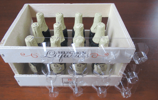 「カジエボア シャンパンセレクション」のケース