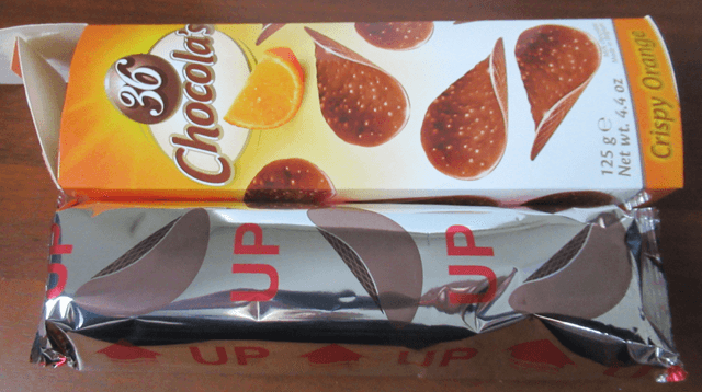 チョコチップスオレンジのパッケージ