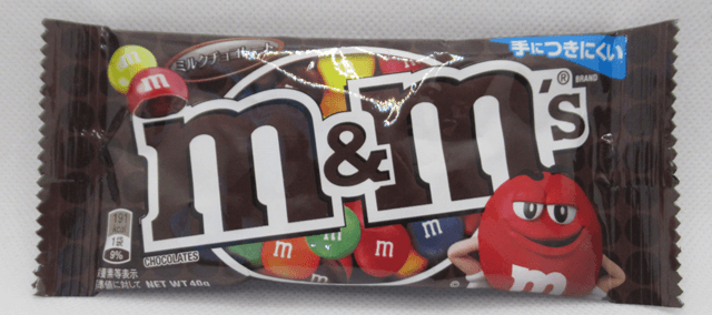 M&M'S「ミルクチョコレート」の袋