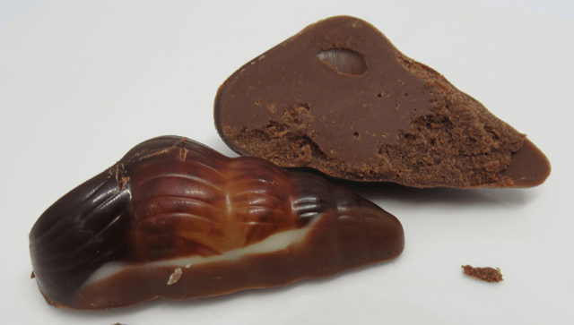 チョコレートの貝殻