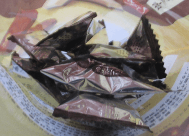 もへじ「ほっこり香る 栗のショコラ」の個包装