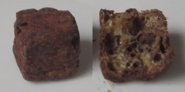 「GINZA RUSK 誘惑のショコラ」の切断面