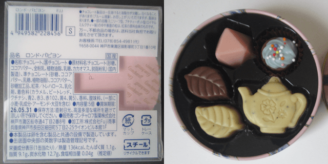 ゴンチャロフ「ポルセリエ ロンド・パピヨン」の構成